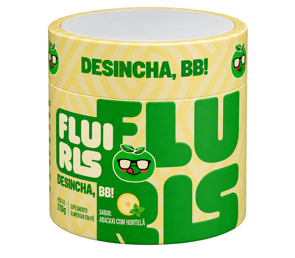 Pote de Fluiris en la mano